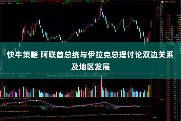 快牛策略 阿联酋总统与伊拉克总理讨论双边关系及地区发展